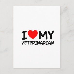 I kärlek min veterinär vykort