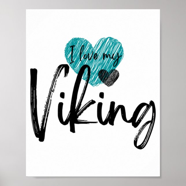 I kärlek min Viking Poster (Framsidan)