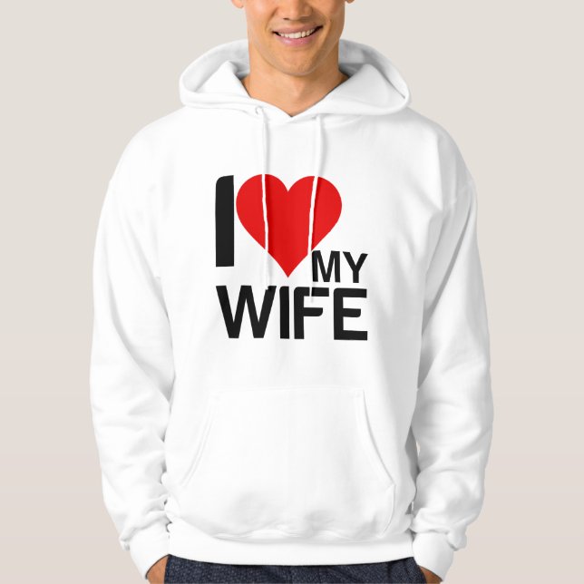 I KÄRLEK, MIN WIFE HOODIE (Framsida)