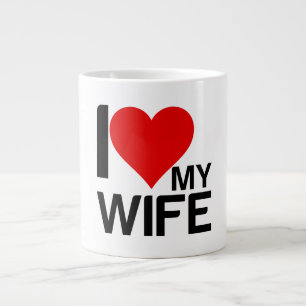 I KÄRLEK, MIN WIFE JUMBO MUGG