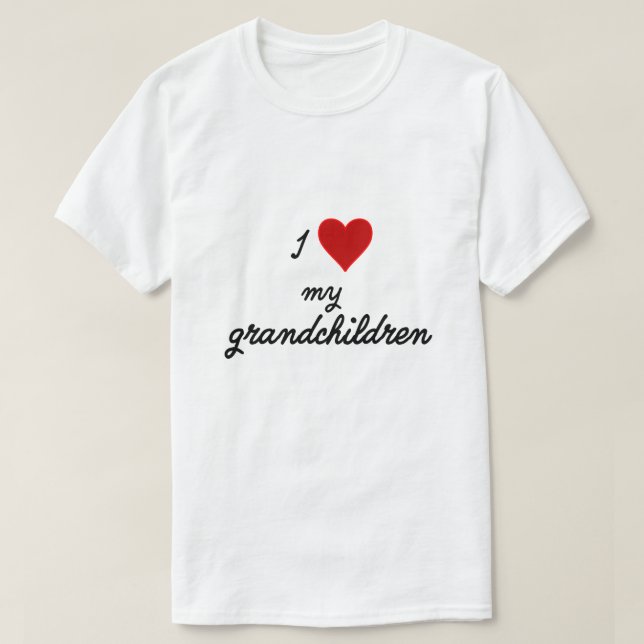 I Kärlek Mina farmor T Shirt (Design framsida)