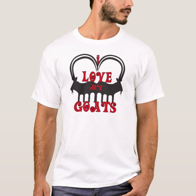 I Kärlek Mina getter Tee Shirt (Framsida)