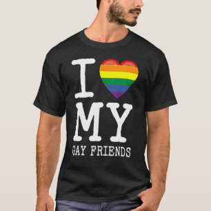 I Kärlek, mina goda vänner i Transgender Homosexua T Shirt