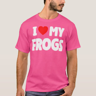 I Kärlek Mina grodor T Shirt