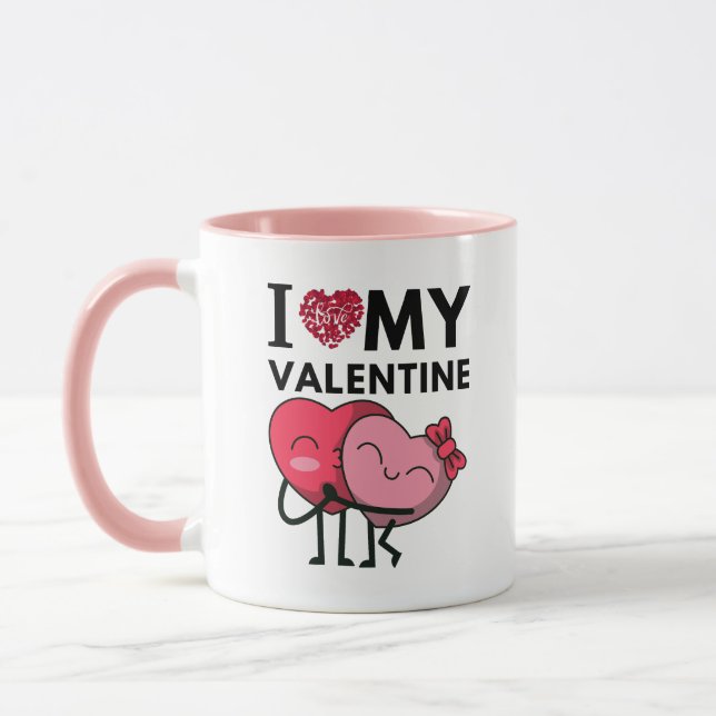 I Kärlek Mina hjärtans Speciella Valentines day-gå Mugg (Vänster)