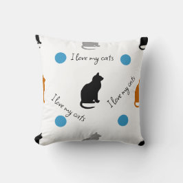 I kärlek mina katter kudde