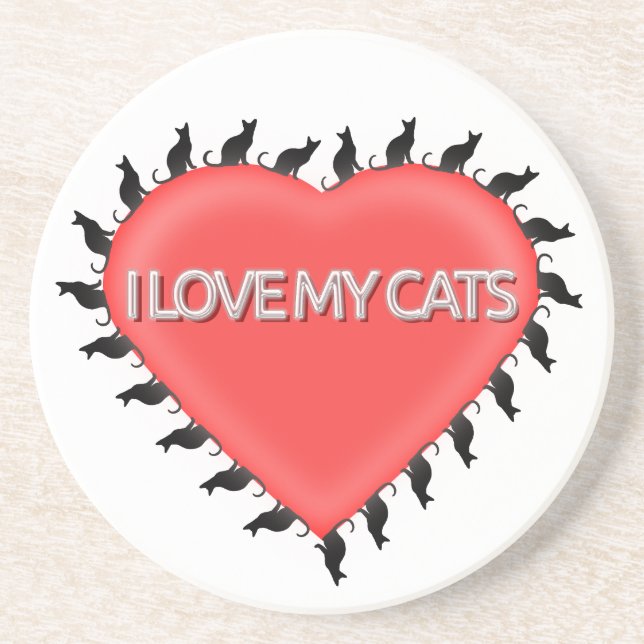 I Kärlek Mina katter Underlägg (Framsidan)