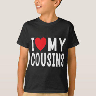 I Kärlek Mina kusiner Celebrate Family Reunion Gat T Shirt