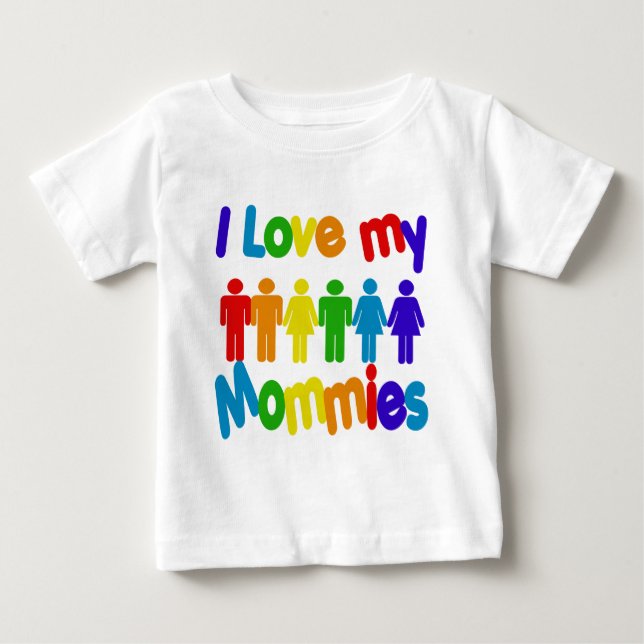 I Kärlek mina Mommies T-shirt (Framsida)