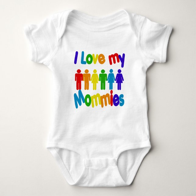 I Kärlek mina Mommies T Shirt (Framsida)