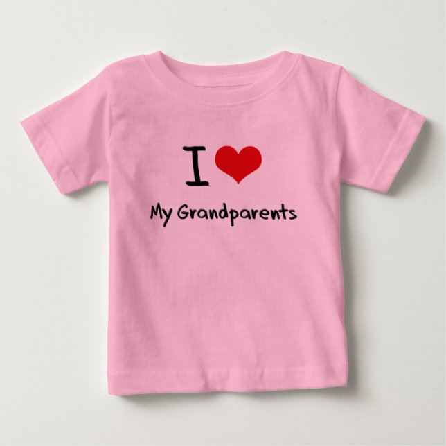 I Kärlek Mina morföräldrar Tee Shirt (Framsida)