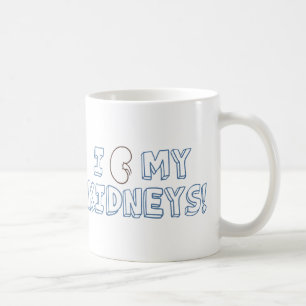 I Kärlek Mina njurar Kaffemugg