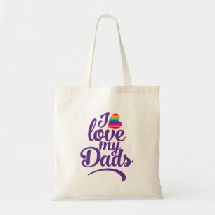 I Kärlek Mina Pappor - Pridet HBT TQ Fars dag Tygkasse