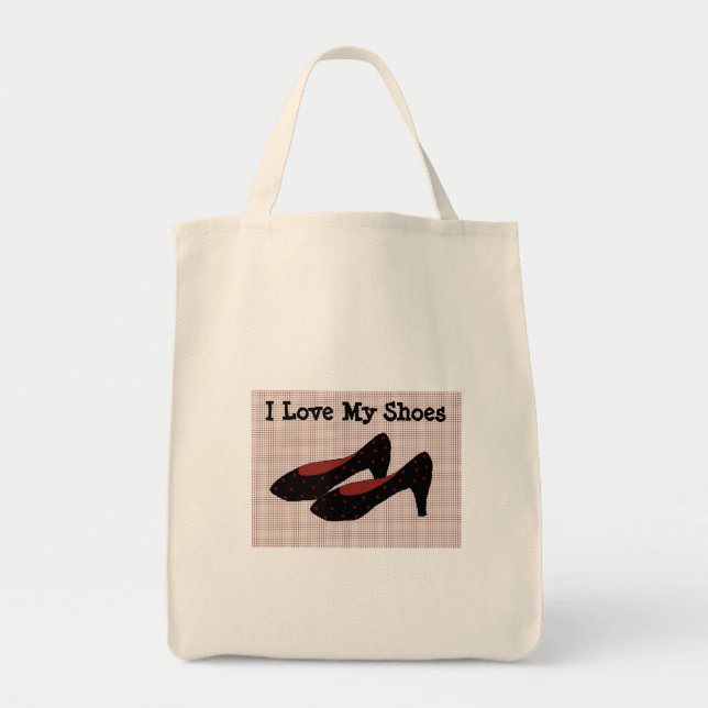 I Kärlek Mina skor Tygkasse (Framsidan)