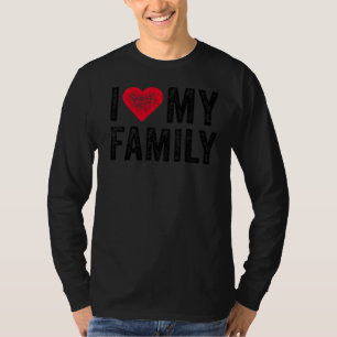 I Kärlek: Mina släktingar till Party Familjefolket T Shirt