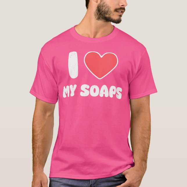 I Kärlek Mina soaps Soap Operas Telenovelas T Shirt (Framsida)