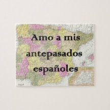 I kärlek Mina spanska ankare | Pussel av Anpassnin