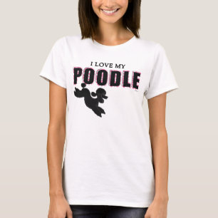 I Kärlek Mina svarta Pudel, sjömän Tee Shirt