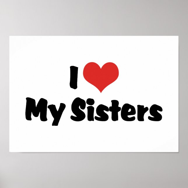 I Kärlek Mina systrar Poster (Framsidan)