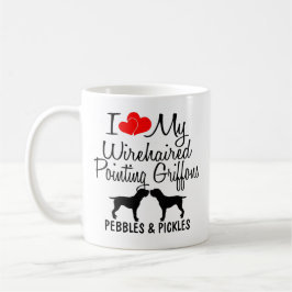 I Kärlek Mina två vidaresändningsgaller Mugg