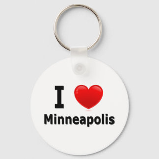 I Kärlek Minneapolis Nyckelring