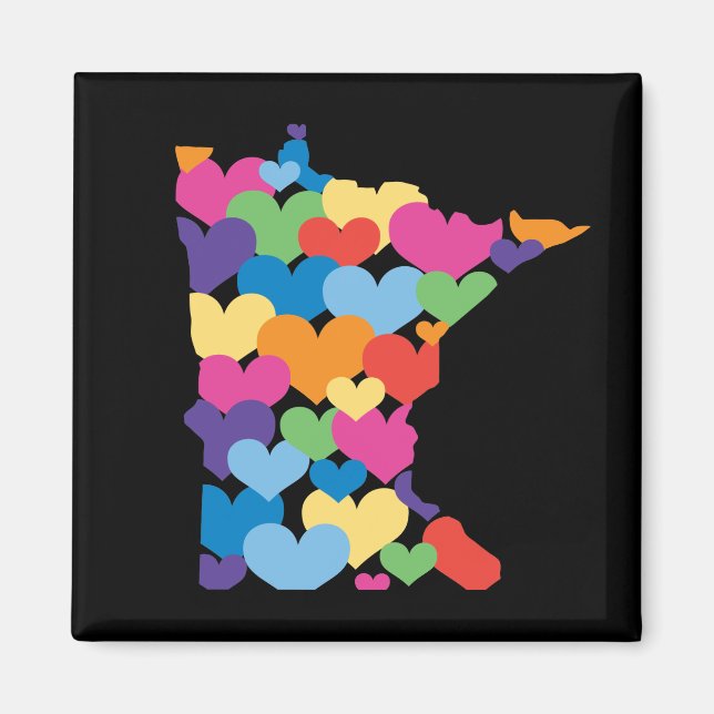 I kärlek Minnesota Magnet (Framsidan)