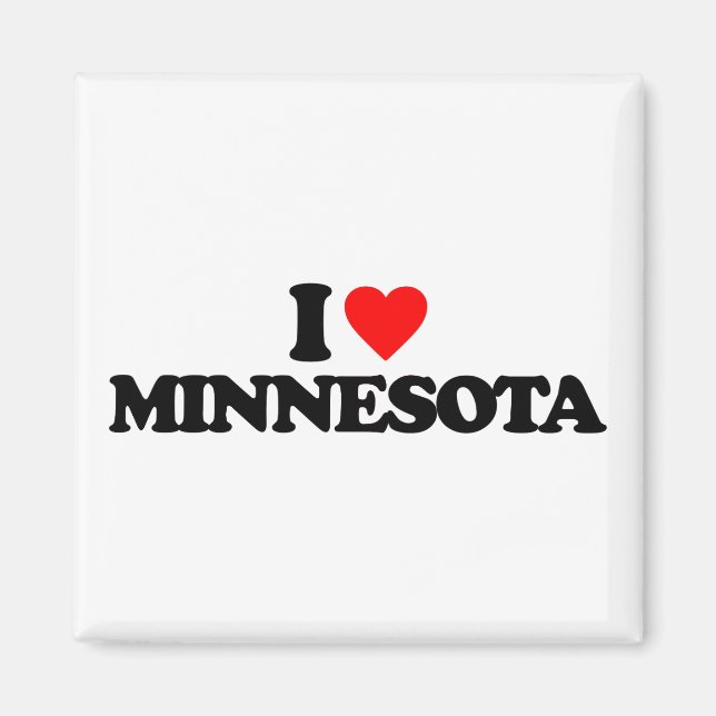 I KÄRLEK MINNESOTA MAGNET (Framsidan)