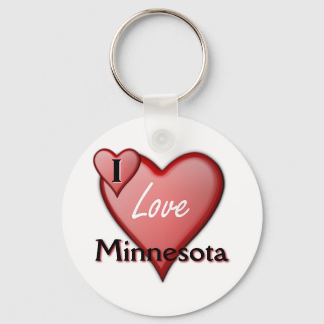 I Kärlek Minnesota Nyckelring (Framsida)