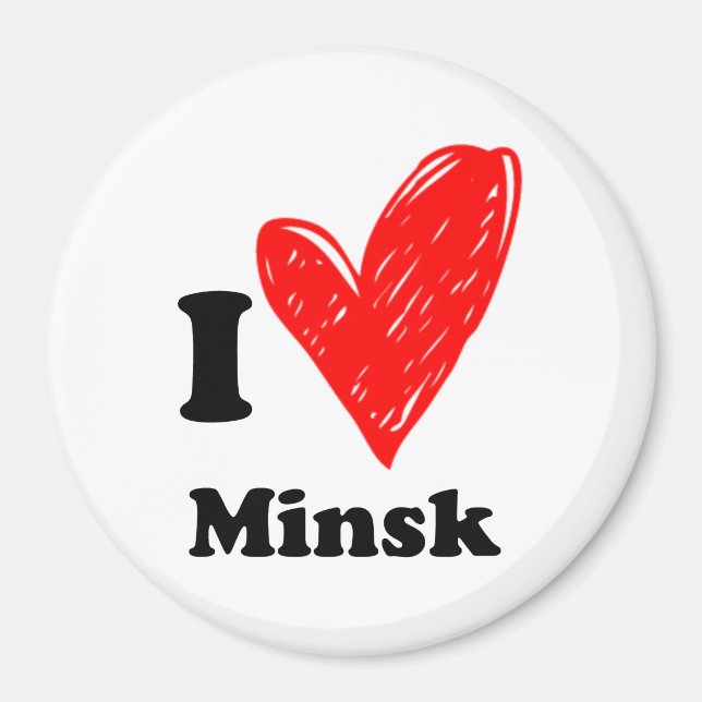 I kärlek Minsk Magnet (Framsidan)