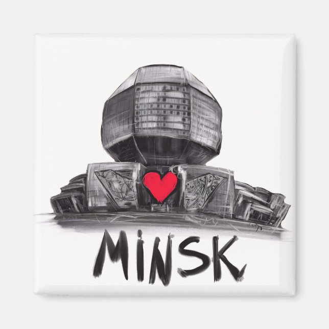 I kärlek Minsk Magnet (Framsidan)
