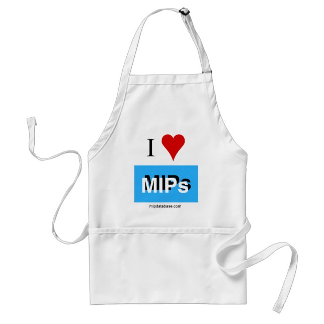 I Kärlek MIPs apron Förkläde (Framsidan)