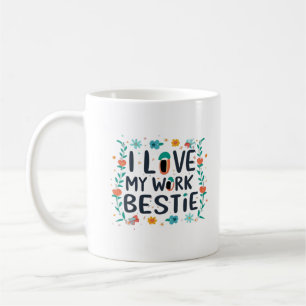 I Kärlek, mitt arbete Bestie Classic Kaffemugg