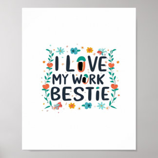 I Kärlek, mitt arbete Bestie Classic Poster