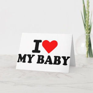 I kärlek mitt baby kort