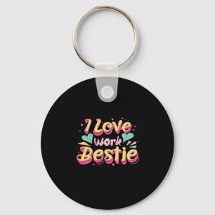 I Kärlek: Mitt Bestie Work Bestie Gift Classic Nyckelring