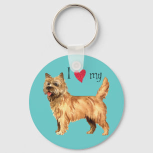 I Kärlek mitt Cairn Terrier Nyckelring