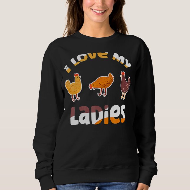 I Kärlek Mitt Dam-hönsuppfödning T Shirt (Framsida)