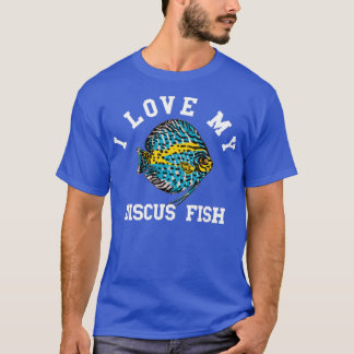 I Kärlek mitt Discus Fish FUNNY Ocean Fishs T Shirt
