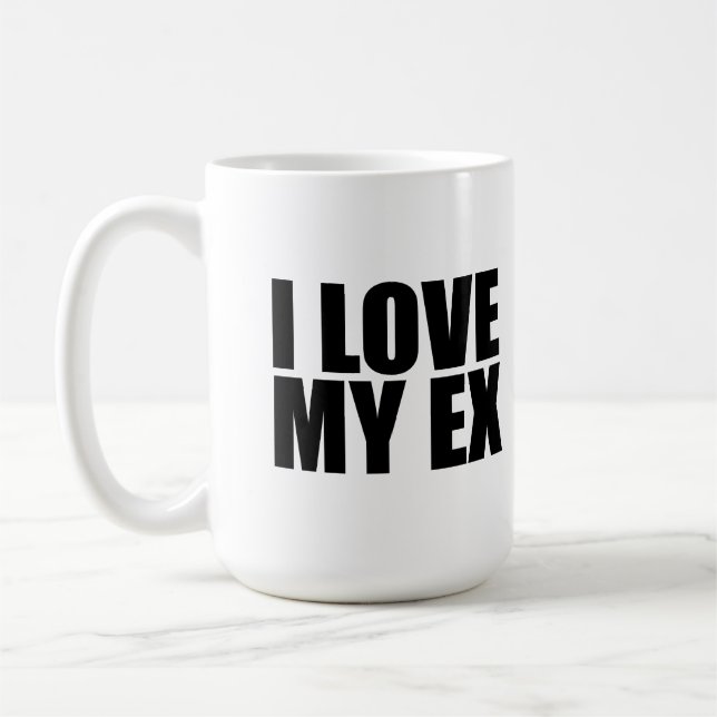 I kärlek mitt ex kaffemugg (Vänster)