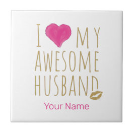 I kärlek, mitt Fantastisk Make-Bröllop-årsdag Kakelplatta