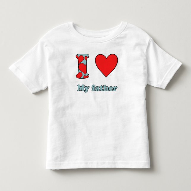 I kärlek mitt far t-shirt (Framsida)