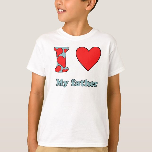 I kärlek mitt far tee shirt (Framsida)