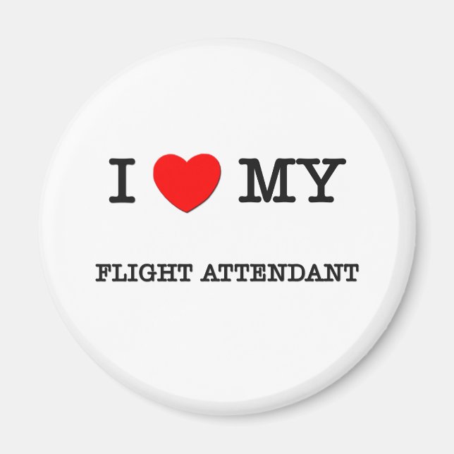 I Kärlek MITT FLYGTANSVARIGA Magnet (Framsidan)