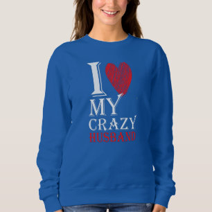 I Kärlek, mitt galna Make Purview med rött hjärta T Shirt