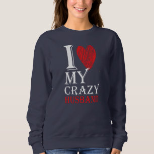 I Kärlek, mitt galna Make Purview med rött hjärta T Shirt