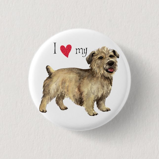 I Kärlek mitt glas av Imaal Terrier Knapp (Framsida)