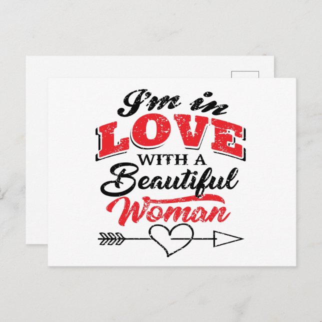 I Kärlek Mitt Helgdag-kort för maka Vykort (Fram/baksida)