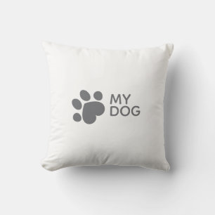 I kärlek mitt hund Dekorativ kudde