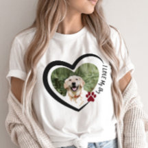 I Kärlek mitt Hund Pet Parent Heart Photo