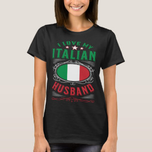 I kärlek mitt italienska make t shirt